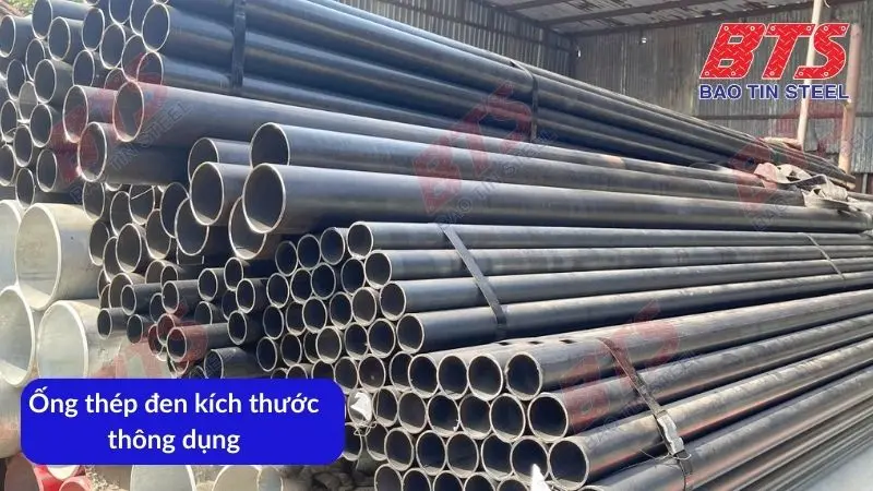 Ống thép đen thông dụng 